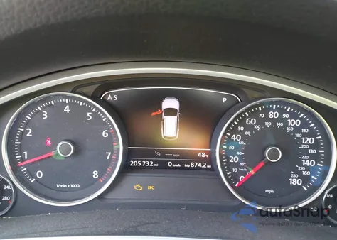 2014 Volkswagen Touareg 3.6L Lux z USA, uszkodzony, nr VIN WVGEF9BP9ED014722